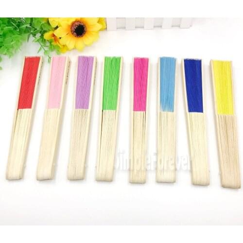 Personalized Bride & Grooms Name and Date Wedding Hand Fan Party Decoration Hand Folding Fans 40pcs/lot