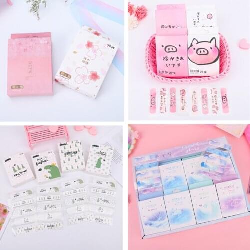 20pcs Waterproof Bandages Breathable Cartoon Band Aid Hemostasis Adhesive Bandages First Aid Emergency Kit Baby Skin Care