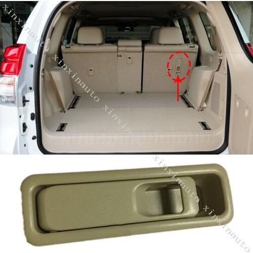 Trunk Seat Backrest Handle Lock Covwe For Toyota Land Cruiser Prado 150 2010-2013 Car Styling Accessories