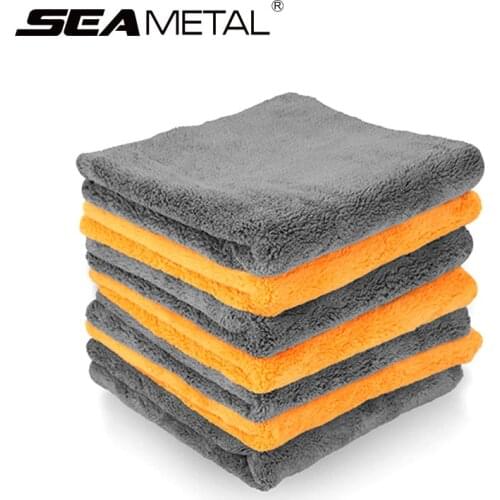Microfiber Towels Car Detailing Washing Rag Multipurpose Plush Microfiber Cleaning Towel Auto Detailing Cleaning Cloth Accessori