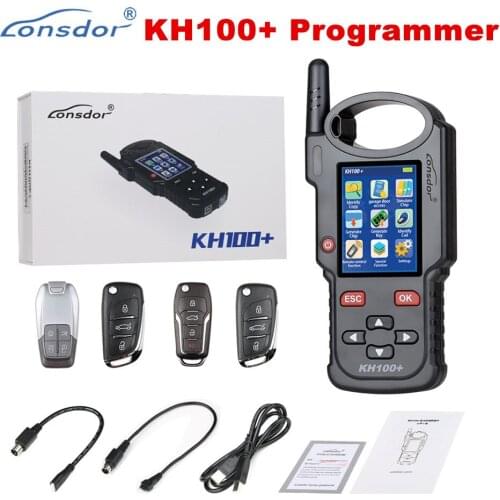 LONSDOR KH100+ Remote Key Programmer Latest Handheld Device Update Version of KH100