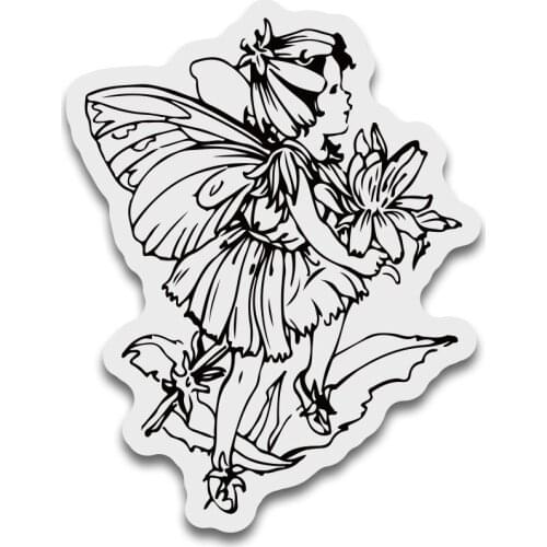 9*6 Fairy Baby Clear Stamps Transparent Silicone Stamp/Seal DIY Scrapbooking/Photo Album Christmas Halloween Sheets