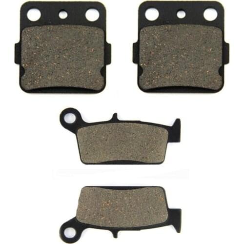 SOMMET Motorcycle Front + Rear Brake Pads for Honda CR 80 R/RB Expert (1992-2002) CR80 CR80R CR80 RB LT84-131