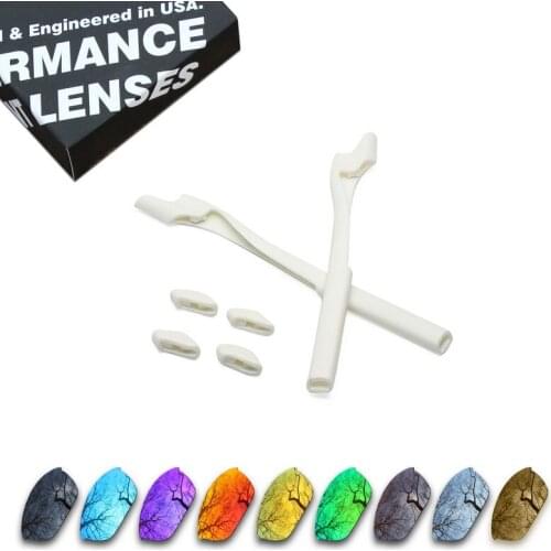 ToughAsNails Polarized Replacement Lenses & White Rubber Kit for Oakley Half Jacket 2.0 Sunglasses