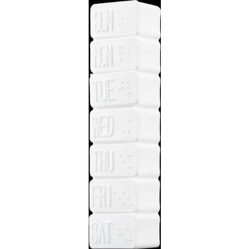 1Pc Or 2 Pcs One Week 7 Days Small Medicine Pill Drug Box Holder Weekly Tablet Mini Pillbox Container Storage Organizer Case