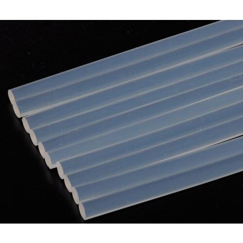 10PCS hot melt glue stick 270mm x 11mm, transparent hot melt glue stick for electric glue gun craft power tools