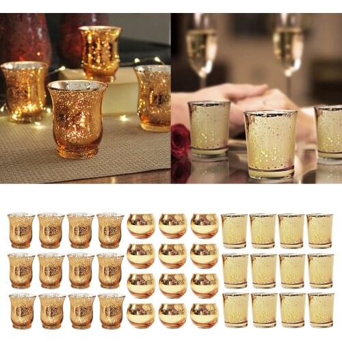 12x Votive Tealight Holder Dinner Decor Candle Holders Stand Candlesticks
