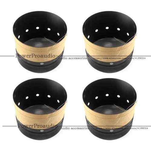 4 pcs of 76mm 3' inch black aluminous bass loudspeaker woofer speaker voice coil