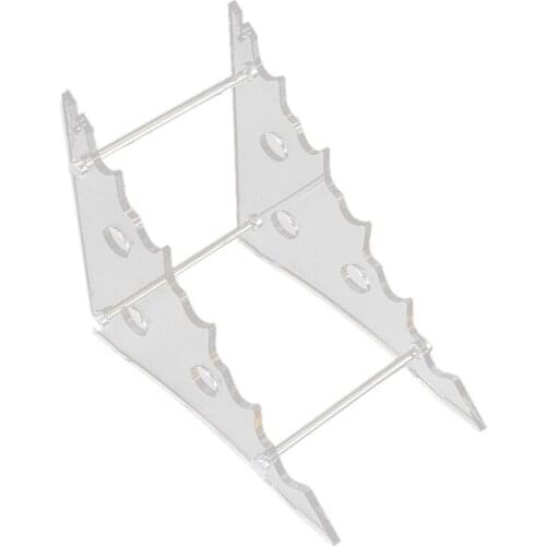 Acrylic Knife Display Stand Plexiglass Knife Display Holder EDC Knife Holder 19.5X12X17cm