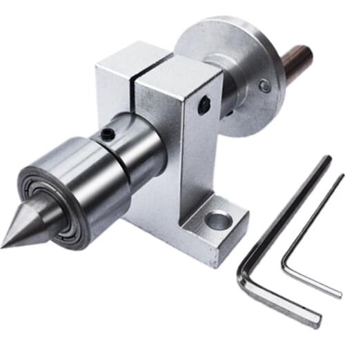 Bearing Live Center For Mini Lathe Machine Double Bearing Revolving Centre With Rocker DIY Accessories Woodworking Tool