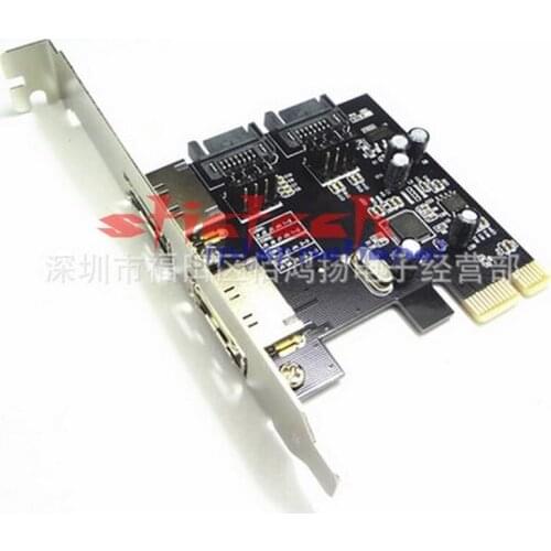 By dhl or ems 100pcs new PCI-E To SATA3.0 Three Generations PCIE SATA3 Expansion Card PCI-E Adapter In stock