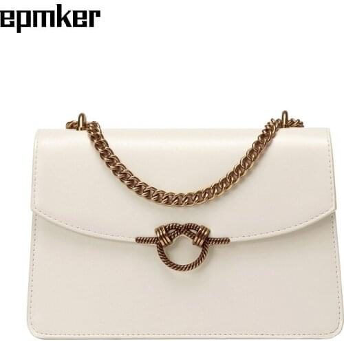 EPMKER 2021 Fashionable Purses and Handbags Luxury Designer Satchels Chains Shoulder Bags Cute Side Bag Clutch Bags for Women
