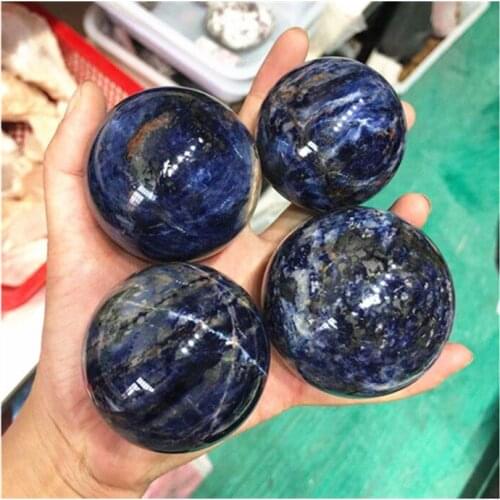 Sodalite Balls Crystals Healing Stone Natural Polished Spheres ForHealing Reiki