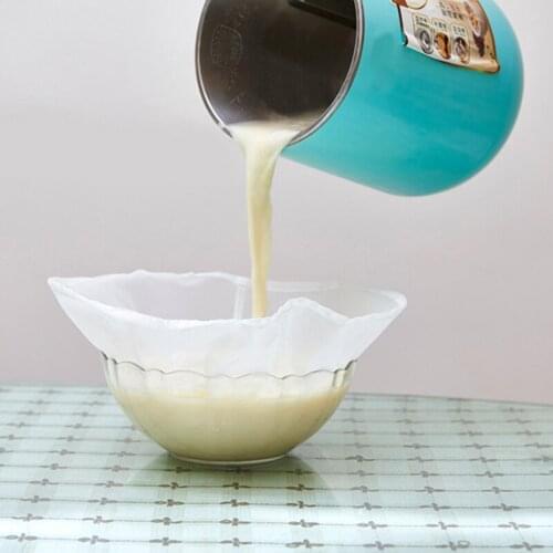 Nylon Filter Bag Fine Mesh Food Strainer For Wine Coffee Soybean Milk Juice Tea material of this product is nylon material