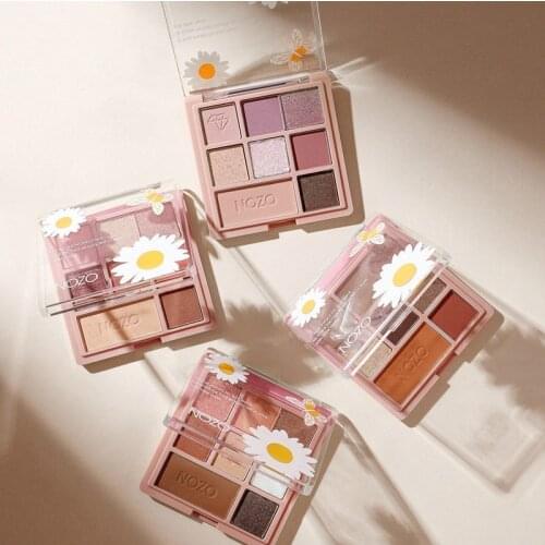 New 8-color Glitter Pearlescent Matte Fine Glitter Eyeshadow Palette Waterproof Lasting Eye Shadow Cute Charming Cosmetic TSLM2