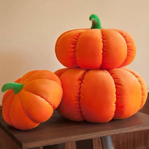 Halloween Pumpkin Plush Plants Baby Kids Stuffed Toy Cushion Plushed Fruit Pillow for Children Birthday Gift