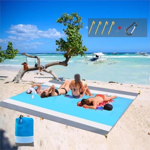 Outdoor camping picnic mat Ultralight protable Waterproof Sand prevention Beach Blanket Tent Floor folding sleeping bed Mat