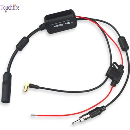 For Universal 12V 24V Automobile Car DAB+FM Antenna Signal Amp Amplifier Portable Digital Radio Signals Booster Accessories