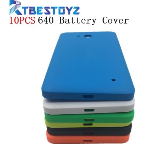 RTBESTOYZ 10PCS/Lot For Microsoft lumia 640 Rear Cover Case Rear Housing For Nokia 640 Back Battery Door Cover