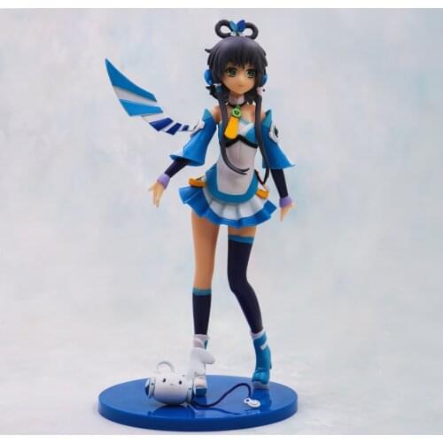 23CM Japanese anime figure sexy Virtual Singer Luo Tianyi action figure collectible model toys for boys