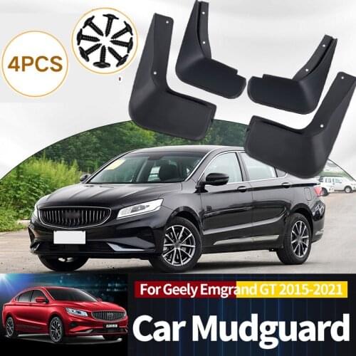 For Geely Emgrand GT 2015 2016 2017 2021 Molded Mud Flaps Mudflaps Splash Guards Front Rear Mud Flap Mudguards Car Accessories