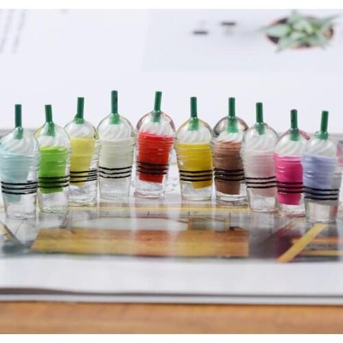 5pcs/pcs Cartoon drink cup Flatback Resin Kawaii Cabochons Embellishments for Scrapbooking DIY Kid Hair Bows Center