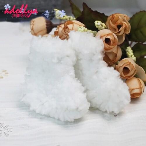 Adollya BJD Doll Socks Accessories Plush Stockings For Doll Accessories Toys For Girls Soft Dress Up Winter Warm Socks For Dolls