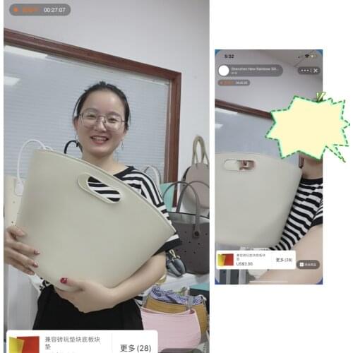 Big Large Storage Beach Tote Bag Waterproof Silicone Handbag 3 Colors For Your Choice 2021