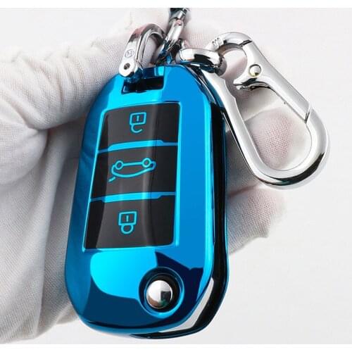 TPU Car Key Case Cover For Peugeot 3008 208 308 508 408 2008 307 4008 For Citroen C4 C4L CACTUS C3 C6 C8 3 Button Flip Key Shell