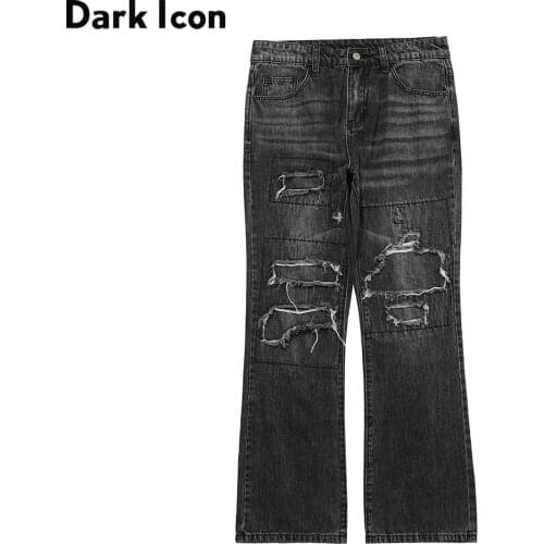 Dark Icon Ripped Jeans For Men