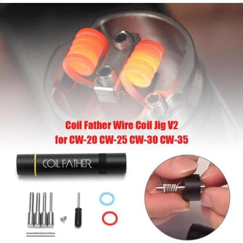 Coil Father Wire Coil Jig V2 Tool Kit for RDA RTA CW-20 CW-25 CW-30 CW-35