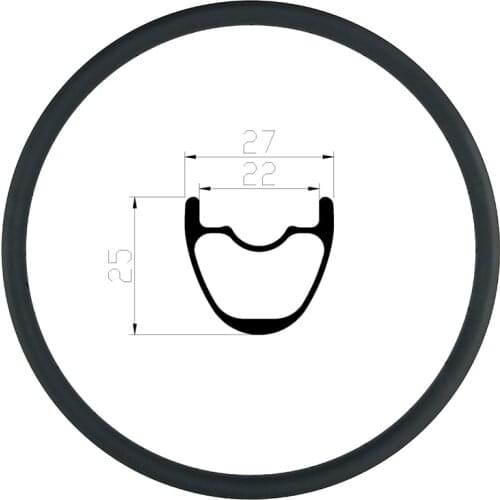 280g 29er MTB XC race 27mm tubeless carbon rim hookless 25mm deep UD 3K 12K 24 28 32 Holes 29in clincher marathon mountain wheel