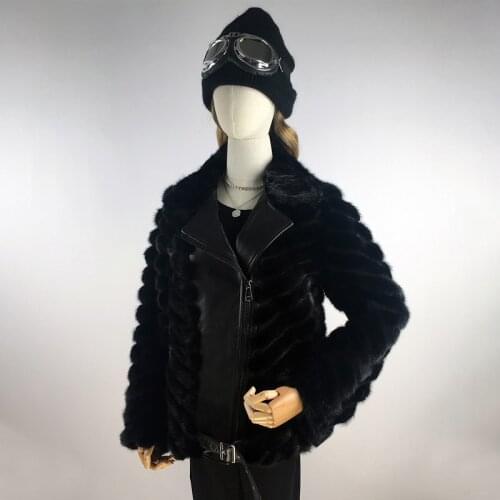 KRASOTA Fur Coats With Collar