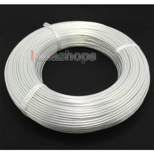 LN004362 100m Acrolink Silver Plated OCC Signal Wire Cable 2mm2 Dia:2.4mm For DIY Hifi