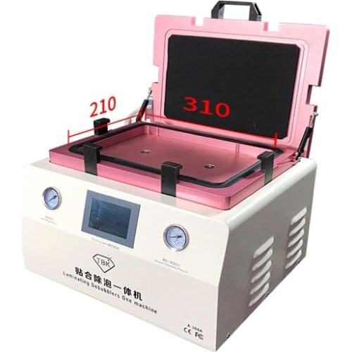 OCA Vacuum Laminating Machine TBK 308A 15 Inch Bubble Removing Machine LCD Touch Screen Repairing with iPhone Mould Kit