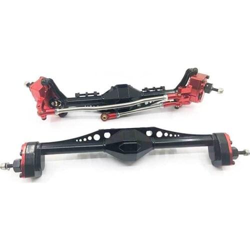 Aluminum Alloy Front and Rear Portal Axle for 1/10 RC Crawler Car Axial Capra 1.9 Unlimited Trail Buggy UTB Currie F9 Upgrade