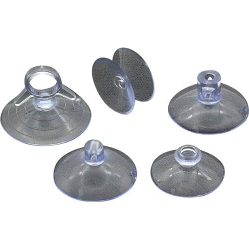 20-80mm Transparent Sucker Suction Cups Mushroom Vacuum Suckers Hooks Hanger For window Kitchen Bathroo decoration wedding Car