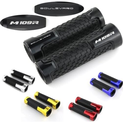 Fit For Suzuki BOULEVARD M109R Motorcycle Handlebar Handle Grips CNC Aluminum None-Slip Rubber