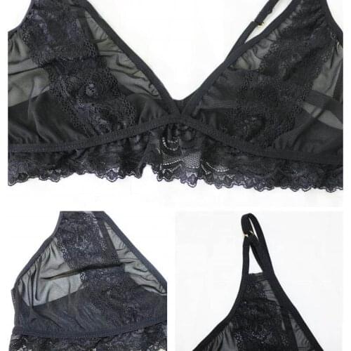Sexy Lingerie For Women Plus Size Bras Torrid Lace Strappy Plus Size Bralette For Women 3XL 4XL 5XL
