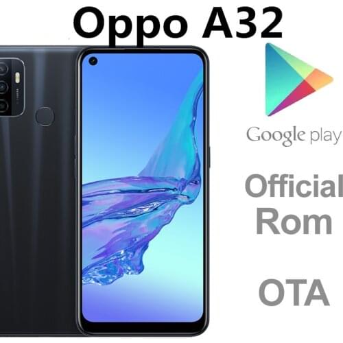 DHL Fast Delivery Oppo A32 4G LTE Smart Phone Snapdragon 460 5000mAh 18W Fast Charger 8GB RAM 128GB ROM Android 10.0 OTA Stock