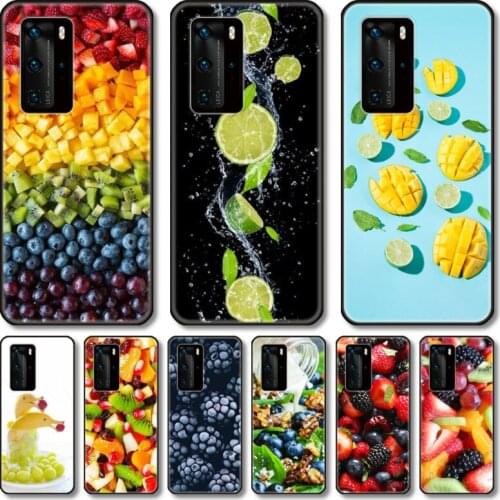 Tempting fruit Phone Case For Huawei Honor 20 10 9 8 N Pro Lite A C RU black cell shell