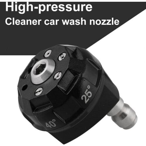 Aluminum Alloy Convenient Car Pressure Wash Shower 6 in 1 Spray Nozzle Sturdy for Vehicles