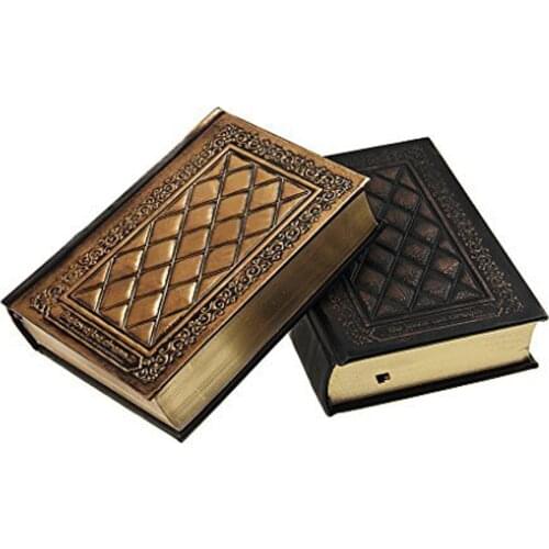 XRHYY Journa Notebook Vintage Embossed Cover Unlined Paper Blank Hardback Scrapbook Antique Ultra Thick Travel & Work Diary book