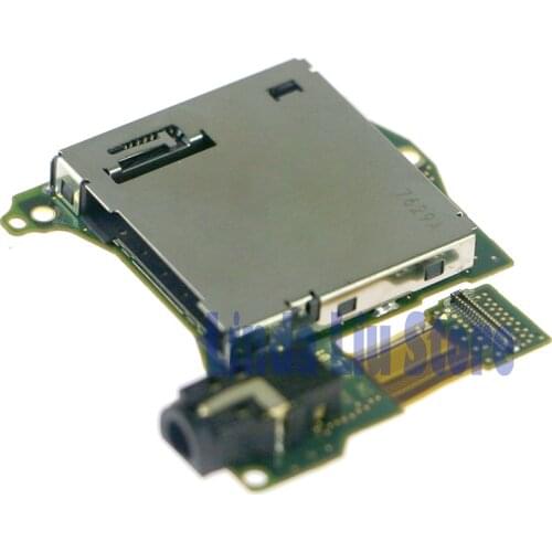 1PC Original Game Card slot Socket with headset headphone board Replacement repair parts For Nintend Switch NS Switch