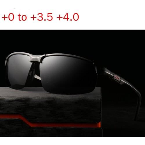 2020 New Aluminum Magnesium Bifocal Reading Sun Glasses Women Men Presbyopia Sports Reading Sunglasses Diopter 1.0 To 3.0 NX