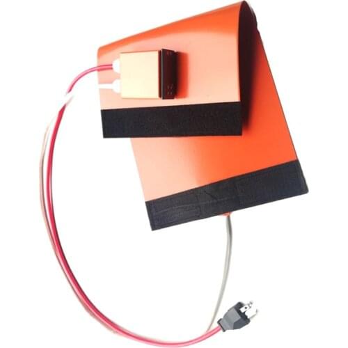 255*520*1.5mm 230v 800w Silicone Heater for warm the spools 1500mm lead wire