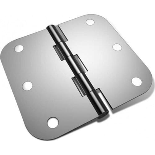 3Pcs Stainless Steel Self Closing Cabinet Door Hinges Face Mount Satin Nickel Kitchen Cupboard Furniture Hardware Accessories