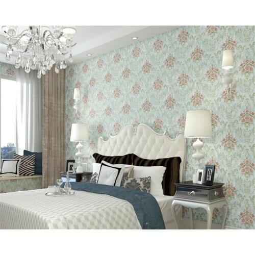 Beibehang papel de parede American pastoral nonwovens deep embossed wallpaper background 3D relief retro 3d wallpaper wall paper