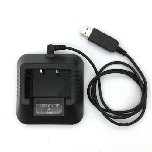 For Baofeng UV-5R USB Charger For Portable Two Way Radio Walkie Talkie Baofeng UV5r Uv-5re 5RB UV5ra Battery Charger Accessories
