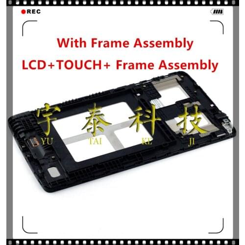 For LGG Pad 8.0 V480 V490 LCD Display Screen Panel Monitor + Touch Screen Digitizer Sensor Assembly(With Frame/Without Frame )